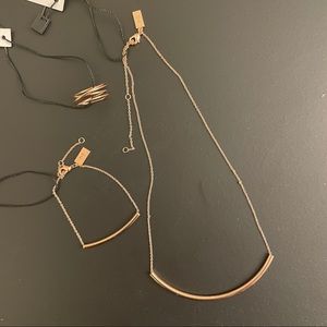 Rose Gold Jewelry Set